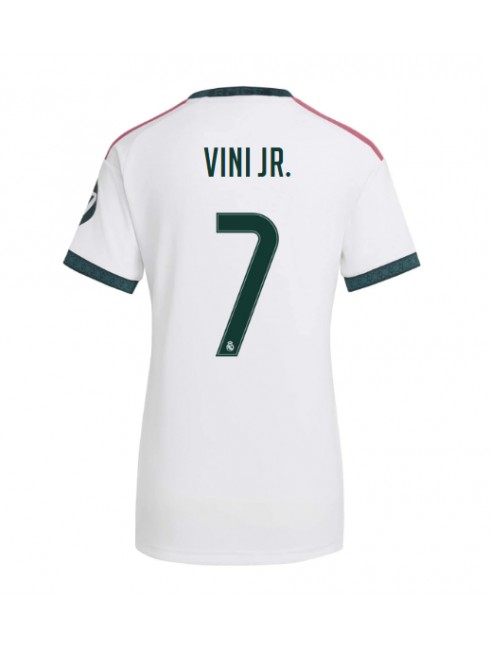 Real Madrid Vinicius Junior #7 Heimtrikot für Frauen 2026-27 Kurzarm Real Madrid Vinicius Junior #7 Heimtrikot für Frauen 2026-27 Kurzarm